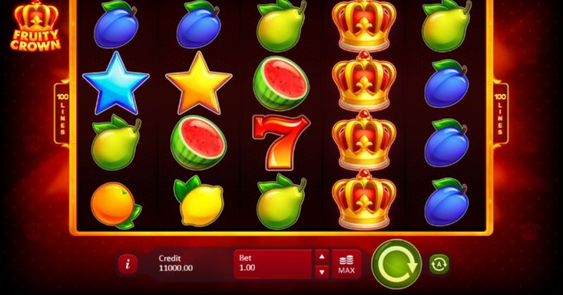 Play in Fruity Crown slot online from Playson for free now | www.linxi8.com