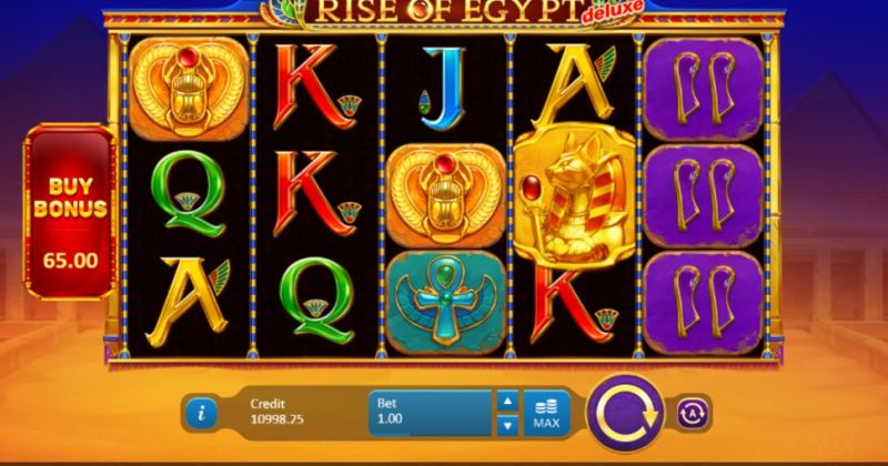 Play in Rise of Egypt: Deluxe slot online from Playson for free now | www.linxi8.com